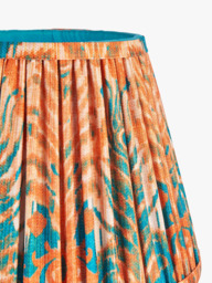 John Lewis + Matthew Williamson Peacock Tapered Lampshade, Orange - thumbnail 5
