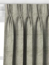 John Lewis Flax Made to Measure Curtains or Roman Blind, Myrtle Green - thumbnail 6