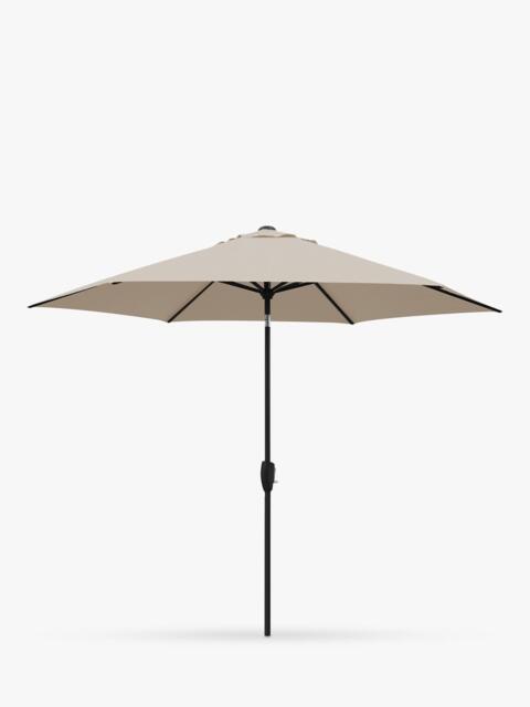 KETTLER Aluminium Wind-Up Round Parasol, 3m, Grey/Stone - image 1