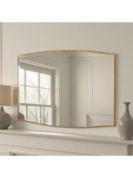 Yearn Aurelia Wood Frame Wall Mirror, 80 x 120cm, Gold
