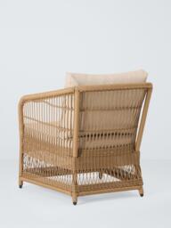 John Lewis Harbour Weave Garden Lounge Chair, Natural - thumbnail 5