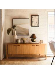 West Elm Wickham Table Lamp, Antique Brass - thumbnail 5