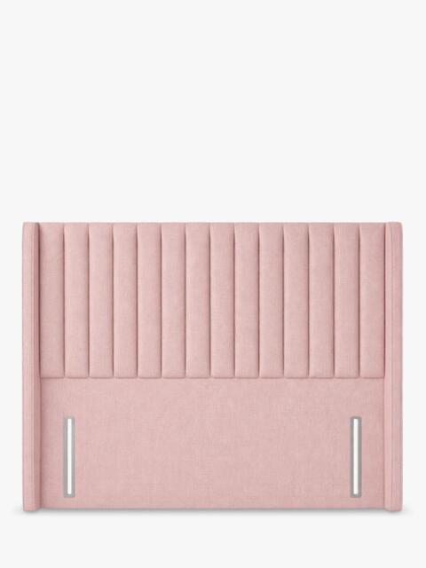 John Lewis Belgravia Winged Full Depth Upholstered Headboard, Emperor