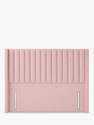 John Lewis Belgravia Winged Full Depth Upholstered Headboard, Emperor
