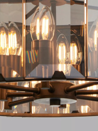 Bay Lighting Symphony Glass Ceiling Light, Slate Grey - thumbnail 3