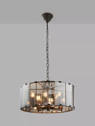 Bay Lighting Symphony Glass Ceiling Light, Slate Grey - thumbnail 1