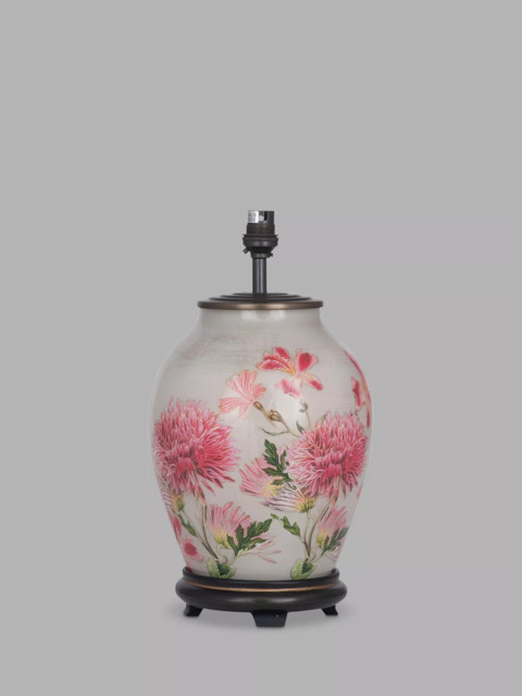 Jenny Worrall Dahlia Glass Lamp Base, Medium, Natural, H34.5cm - image 1