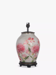 Jenny Worrall Dahlia Glass Lamp Base, Medium, Natural, H34.5cm - thumbnail 2