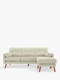 G Plan Vintage The Sixty Five RHF Large 3 Seater Chaise End Leather Sofa - thumbnail 1