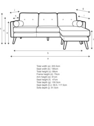 G Plan Vintage The Sixty Five RHF Large 3 Seater Chaise End Leather Sofa - thumbnail 2