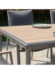 LG Outdoor Sanctuary 8-Seater Extending Garden Dining Table & Chairs Set, Birch - thumbnail 6