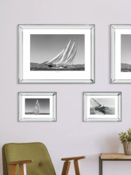 Brookpace Lascelles 'Creole' Framed Print, 40 x 50cm, Black/White - thumbnail 2
