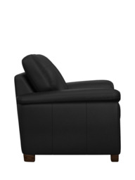 John Lewis Camden Medium 2 Seater Leather Sofa Bed, Dark Leg - thumbnail 3