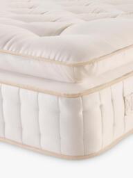 John Lewis British Natural Collection Helmsley Wool Pillowtop 7500 Pocket Spring Mattress, Single - thumbnail 4