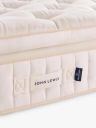 John Lewis British Natural Collection Helmsley Wool Pillowtop 7500 Pocket Spring Mattress, Single - thumbnail 6