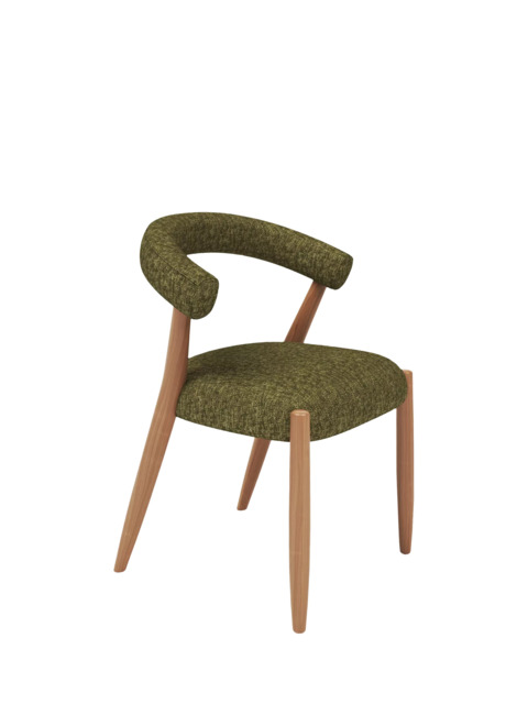 John Lewis Odell Dining Chair, Oak Leg, Atlas Kiln - image 1