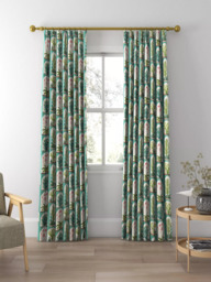Sanderson Terrariums Made to Measure Curtains or Roman Blind, Eucalyptus - thumbnail 3
