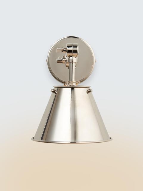 John Lewis Nicolas Down Lighter Wall Light, Nickel - image 1