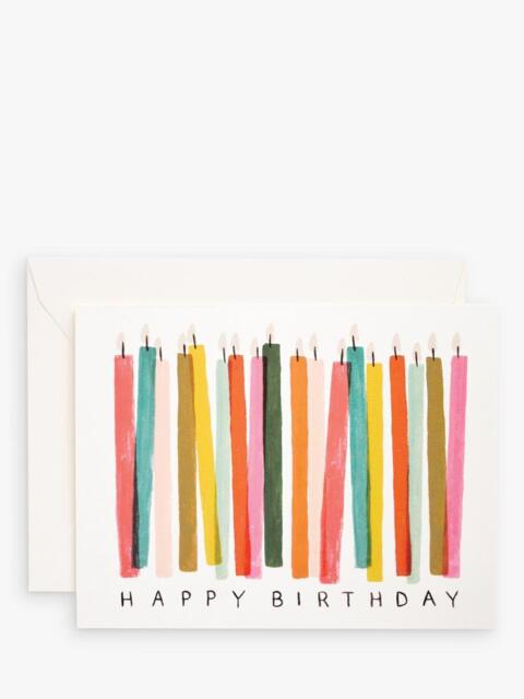 Rifle Paper Co. Candles Birthday Card