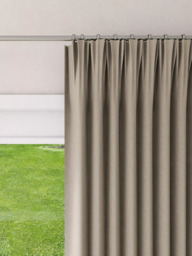 John Lewis Textured Weave Ultra Thermal Lined Pencil Pleat Door Curtain - thumbnail 3