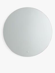 John Lewis Halo Illuminated Round Bathroom Mirror - thumbnail 1