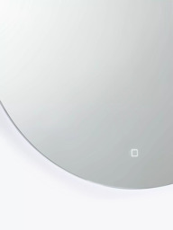 John Lewis Halo Illuminated Round Bathroom Mirror - thumbnail 3