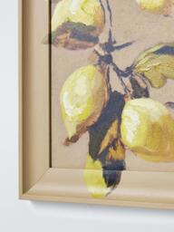 John Lewis 'Lemon Grove' Hand Painted Framed Wall Art, 40 x 40cm, Yellow/Multi - thumbnail 2