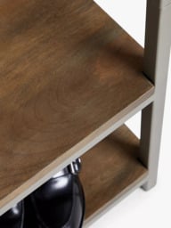 John Lewis Restoration Clothes Rail with Shelves, Antique Grey - thumbnail 3