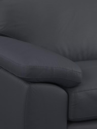 John Lewis Camden RHF Chaise End Leather Sofa Bed, Dark Leg - thumbnail 6