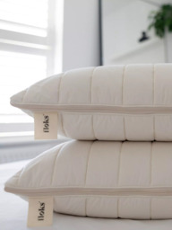 Floks Luxury Quilted Wool Standard Pillow, Medium - thumbnail 5
