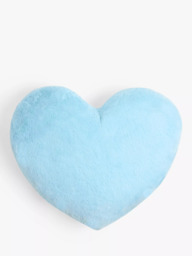 John Lewis Kids' Faux Fur Heart Cushion