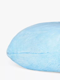 John Lewis Kids' Faux Fur Heart Cushion - thumbnail 2
