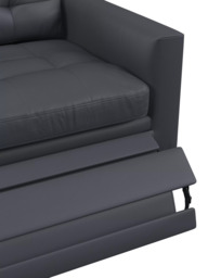 John Lewis Draper II Motion Large 3 Seater Leather Sofa, Metal Leg - thumbnail 6