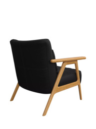 John Lewis Hendricks Leather Armchair, Light Leg - thumbnail 4