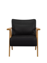 John Lewis Hendricks Leather Armchair, Light Leg - thumbnail 5