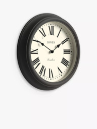 Jones Clocks Venetian Roman Numeral Analogue Wall Clock, 30.5cm - thumbnail 2