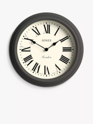 Jones Clocks Venetian Roman Numeral Analogue Wall Clock, 30.5cm - thumbnail 1