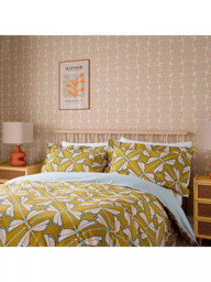 Scion Moon Flights Duvet Cover Set, Mustard - thumbnail 2