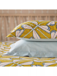 Scion Moon Flights Duvet Cover Set, Mustard - thumbnail 5