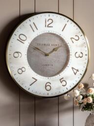 Thomas Kent Harvest Wall Clock, 53cm, Cream - thumbnail 2