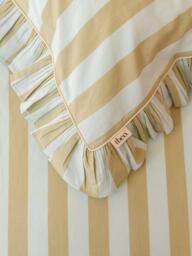 TBCo Stripe 200 Thread Count Cotton Duvet Cover Set, Mint - thumbnail 2