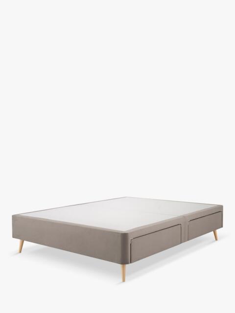 Silentnight Non-Sprung Upholstered 4 Drawer Slimline Divan Base, King Size - image 1