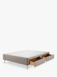 Silentnight Non-Sprung Upholstered 4 Drawer Slimline Divan Base, King Size - thumbnail 2