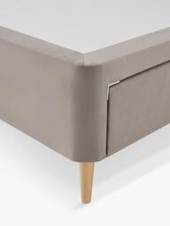 Silentnight Non-Sprung Upholstered 4 Drawer Slimline Divan Base, King Size - thumbnail 4