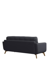 John Lewis Barbican Large 3 Seater Leather Sofa, Light Leg - thumbnail 4