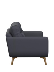 John Lewis Barbican Large 3 Seater Leather Sofa, Light Leg - thumbnail 3