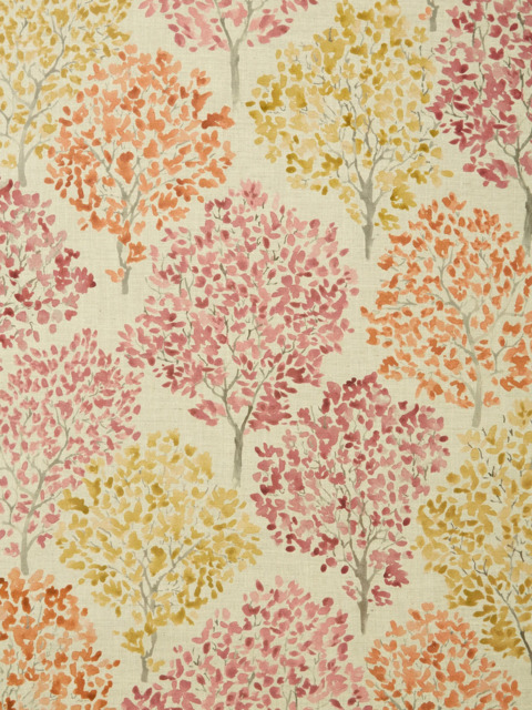 John Lewis Leckford Trees Made to Measure Curtains or Roman Blind, Autumn - image 1