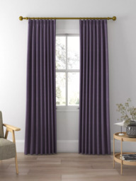 Sanderson Tuscany II Made to Measure Curtains or Roman Blind, Eggplant - thumbnail 3