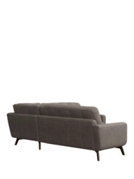 John Lewis Barbican 5+ Seater Corner Leather Sofa, Dark Leg - thumbnail 4