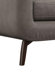 John Lewis Barbican 5+ Seater Corner Leather Sofa, Dark Leg - thumbnail 6